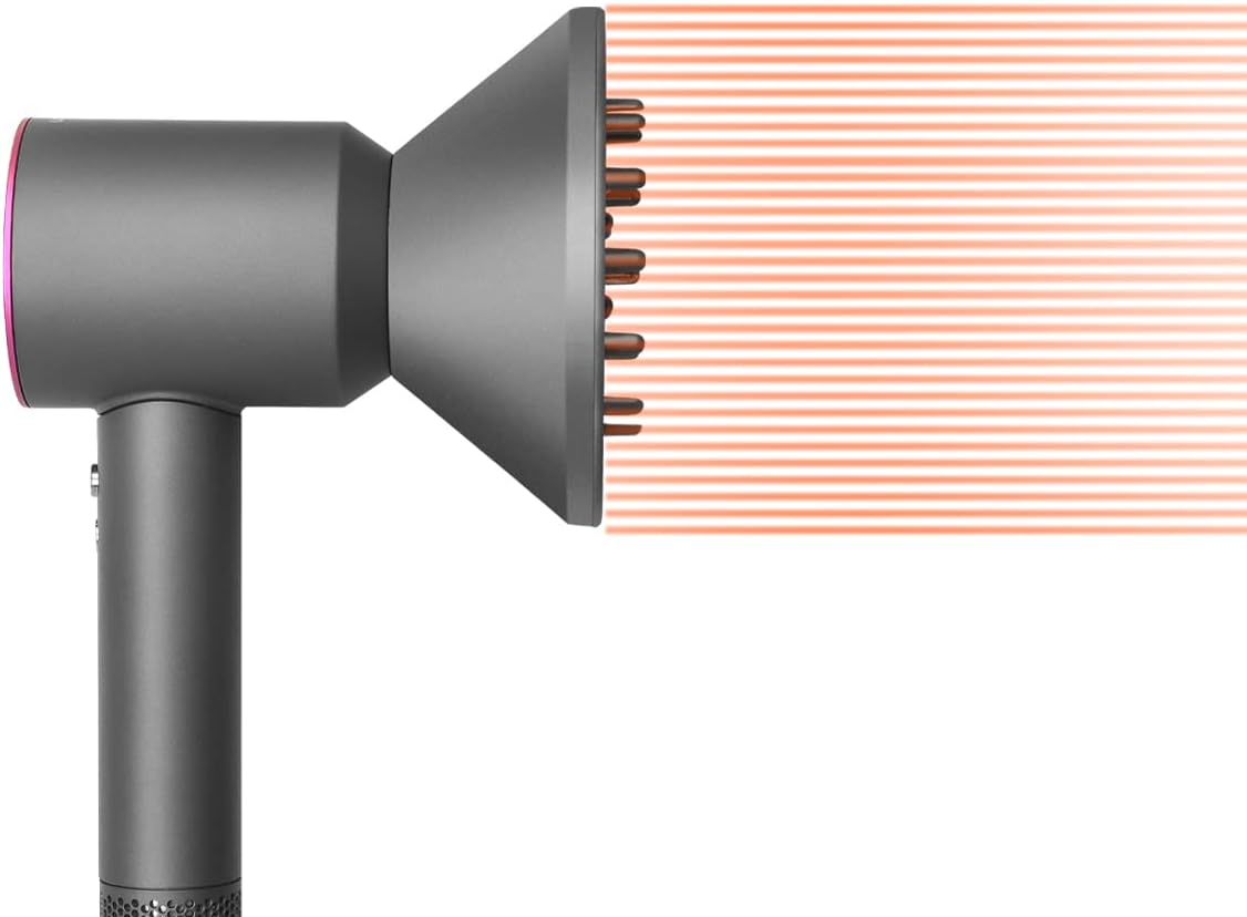 MOPEI Diffusor-Aufsatz für Dyson Supersonic HD01/02/03/04/08 – schonend, frizz-reduzierend, tiefe 2,4 cm Zinken, hochwertiger Ersatzaufsatz - 5
