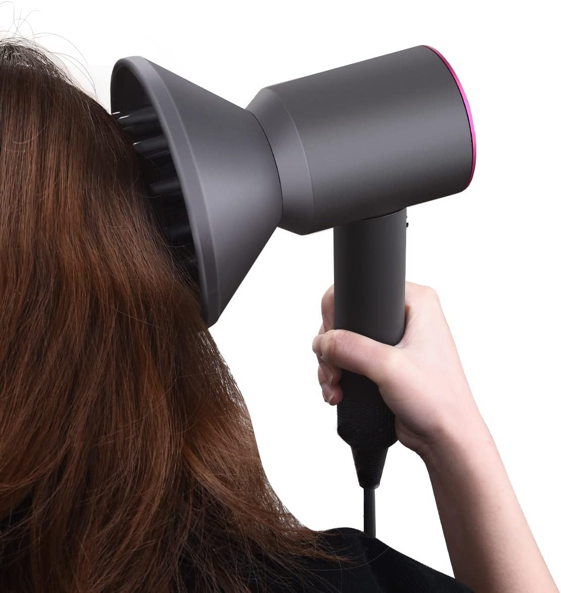 MOPEI Diffusor-Aufsatz für Dyson Supersonic HD01/02/03/04/08 – schonend, frizz-reduzierend, tiefe 2,4 cm Zinken, hochwertiger Ersatzaufsatz - 6