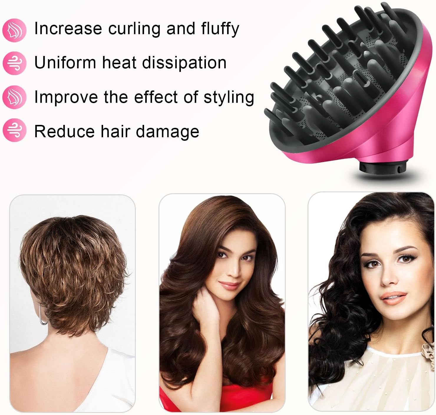 20 mm Lockenwickler-Aufsatz für Dyson Airwrap HS05/HS01 – 2er Set, hitzebeständig & automatische Zwei-Wege-Rotation für natürliche, langlebige Locken - 14