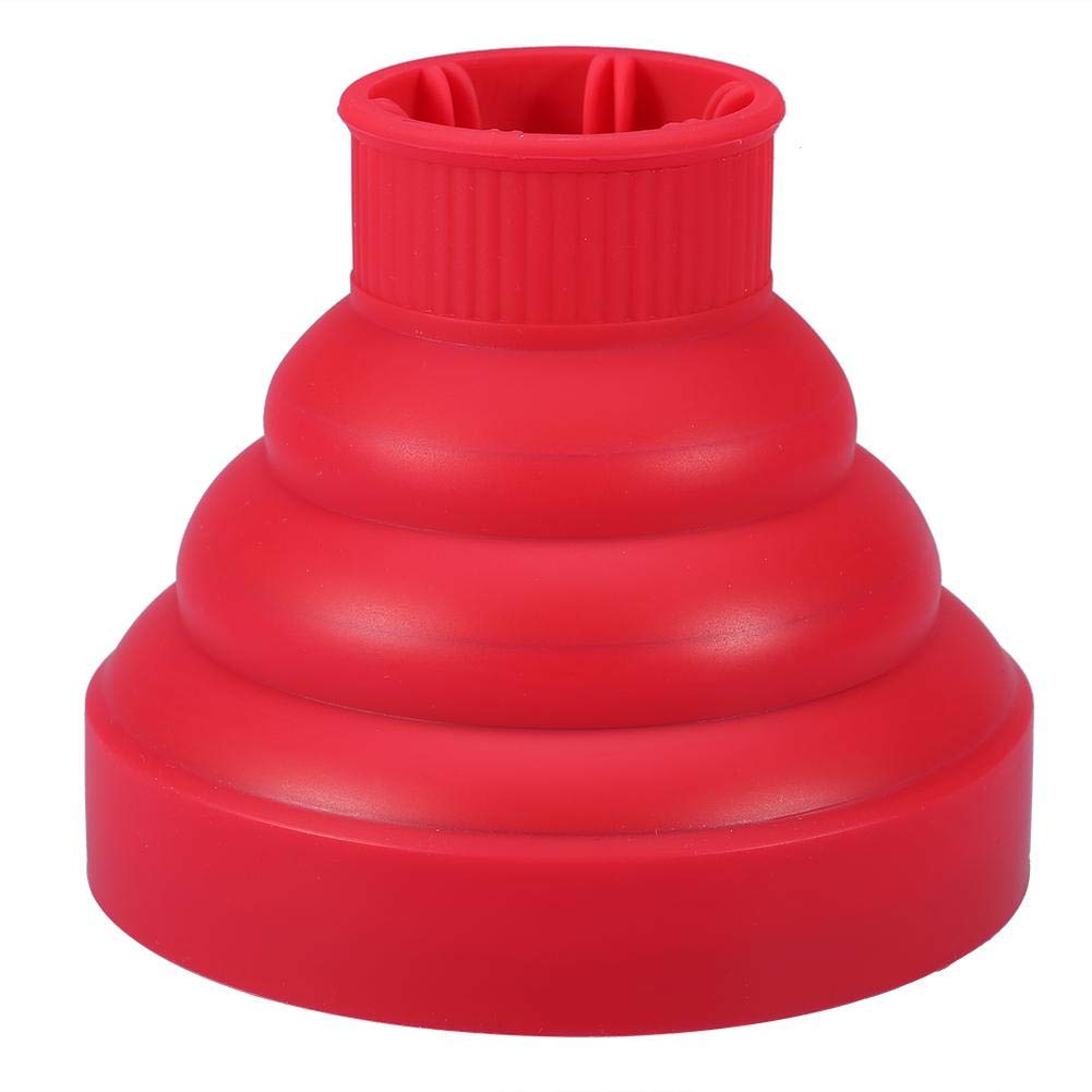 Faltbarer Silikon-Diffusor für Haartrockner – Hitzebeständig, Reiseformat (Ø 6 cm) | Sanftes Trocknen & Anti-Frizz für Locken - 4