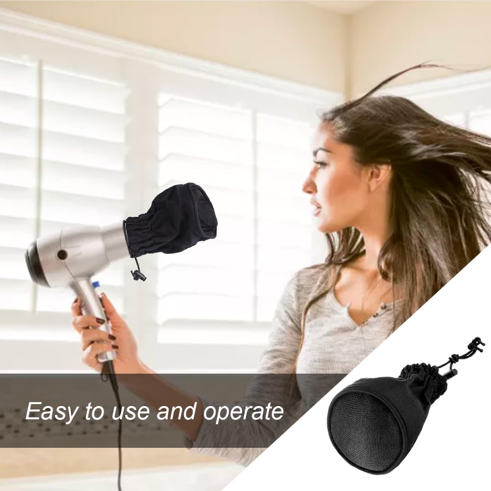 Universal Haartrockner Diffusor Aufsatz (faltbar) – hochwertiges Nylon, universelle Passform für lockiges & welliges Haar, hitze- und reisebeständig - 5
