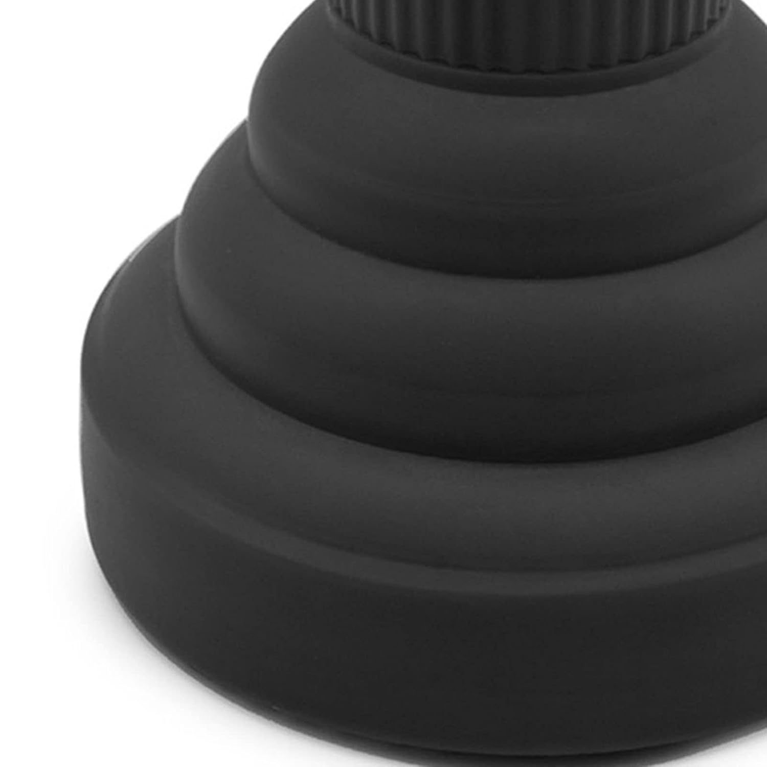 Universeller faltbarer Haartrockner-Diffusor aus Silikon – Reise- & Salon-Diffusor für 3,6–5,1 cm Düsen, schonend für Locken (schwarz) - 7