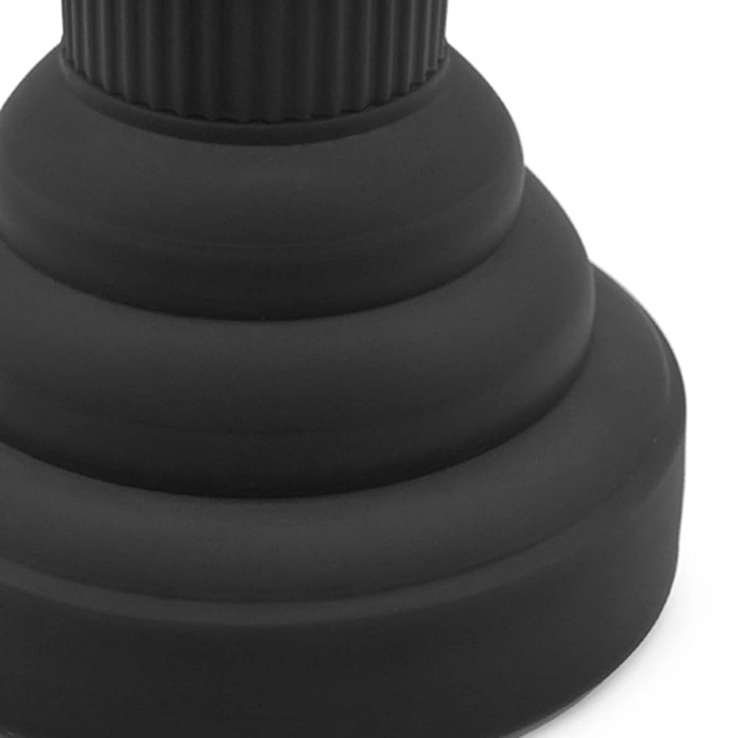 Universeller faltbarer Haartrockner-Diffusor aus Silikon – Reise- & Salon-Diffusor für 3,6–5,1 cm Düsen, schonend für Locken (schwarz) - 8