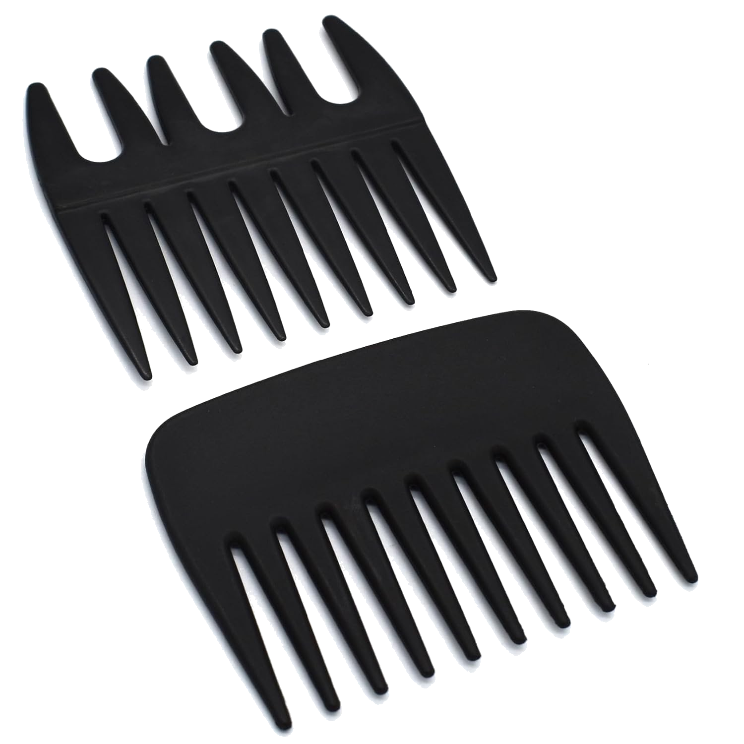 2er Set Pompadour & Slickback Streaker Kämme für Herren – antistatisch, hitzebeständig, breite Zähne für Textur & präzise Linien