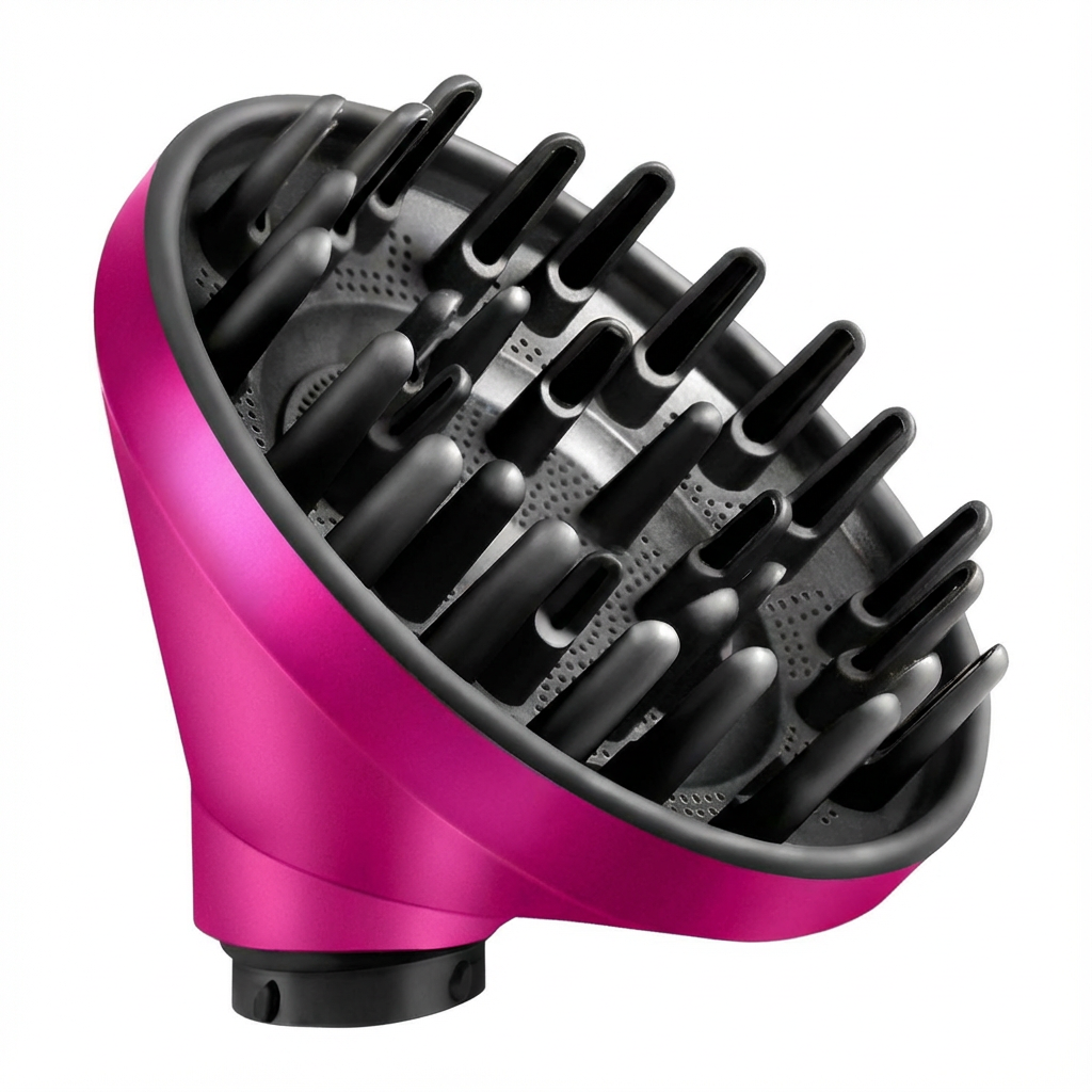 Verbesserter Diffusor-Aufsatz für Dyson Airwrap (HS05/HS03/HS01) – große Düse, lange Zinken, hitzeisolierend, reduziert Frizz
