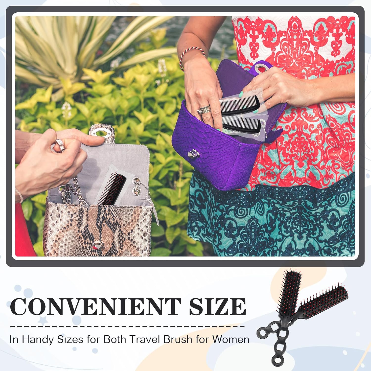 200-teiliges Haarbürsten- & Kamm-Set, einzeln verpackt – robuste Entwirrbürsten & breite Kämme für alle Haartypen, ideal für Shelter, Hotel & Pflege - 5
