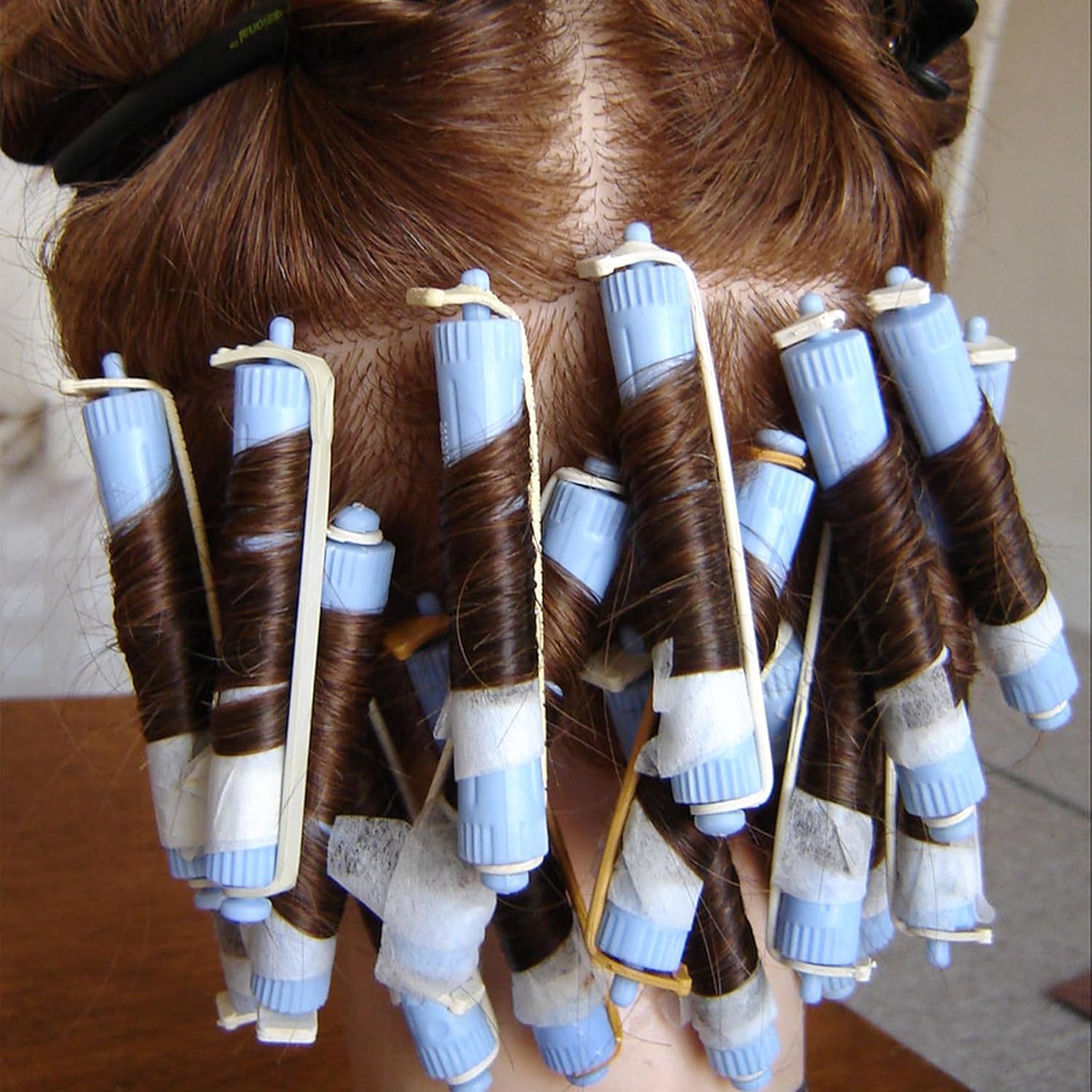 100 Stück Dauerwellen-Endpapiere – hitzebeständiges Einweg-Lockenpapier 6,5×11,4 cm für kalte & heiße Dauerwelle, reißfestes, saugfähiges Profi-Material - 6